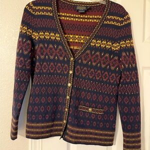 Pendleton Multicolor Geometric Cardigan
